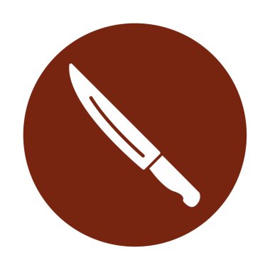 Bıçak simgesi, vektör illüstrasyonu 