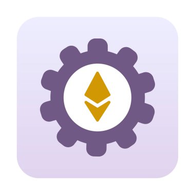 Ethereum Simge vektör çizimi ayarlanıyor