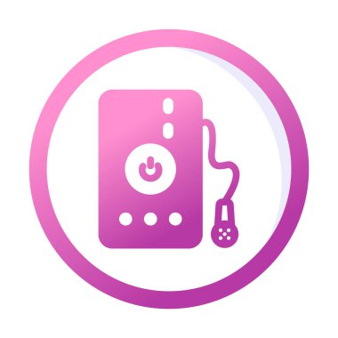 Su banyosu web simgesi, illüstrasyon