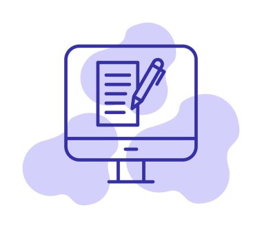 Bilgisayar Kopyalama simgesi illüstrasyonu