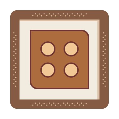 Menü web simgesi, vektör çizim