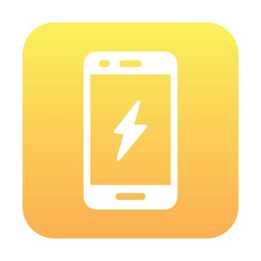 Mobil simge vektör illüstrasyonunu şarj et