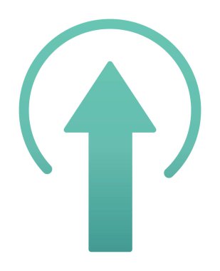 Simge işareti vektör çizim upload