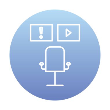 Veri İzleme Ağı simgesi, vektör illüstrasyonu