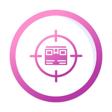 Paket İzleme Ağı simgesi, vektör illüstrasyonu. Sıralama izleme sembolü, logo illüstrasyonu