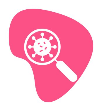 Virüs Arama Vektörü illüstrasyonu