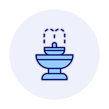 fıskiye ikonu vektör illüstrasyonu