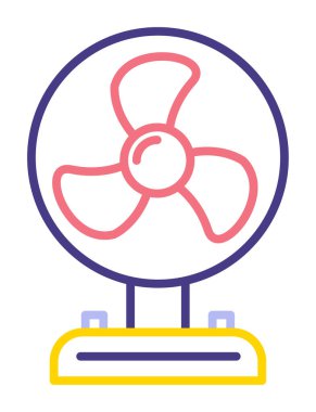 Basit hayran simgesi çizimi