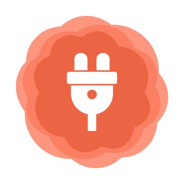 güç dolgusu, web simgesi basit tasarım 