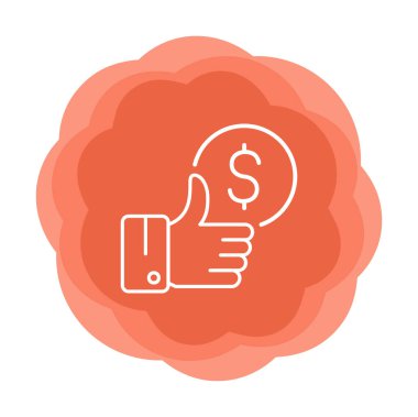 Basit En İyi Fiyat simgesi, vektör illüstrasyonu