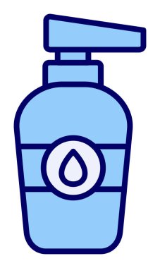 Beyaz arkaplanda bebek yağı vektör illüstrasyonu