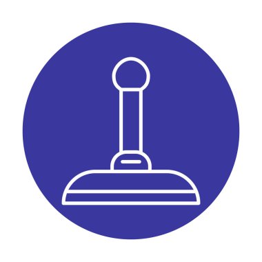 Lastik Damga Web simgesi vektör illüstrasyonu