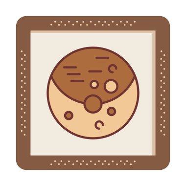 Venüs web simgesi, vektör illüstrasyonu