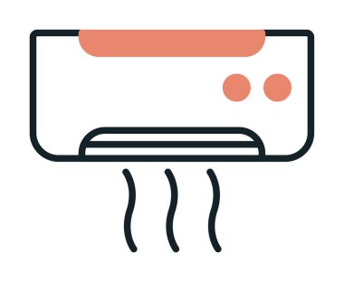 Klima ağı basit simgesi.