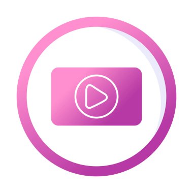 Oynatma düğmesi vektör çizimi