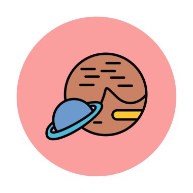 UFO simgesi vektör illüstrasyonu