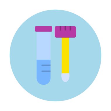 Örnek test web simgesi, vektör illüstrasyonu