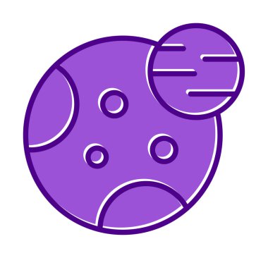 Gezegenler simgesi, vektör illüstrasyonu