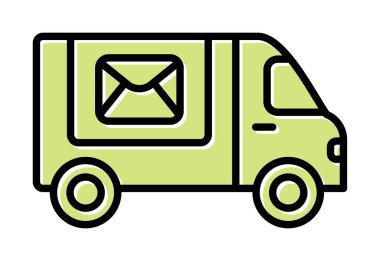 Postal Delivery vektör illüstrasyonuName