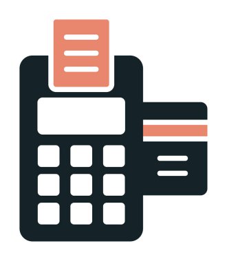 Vektör olarak EDC simgesi. logotype