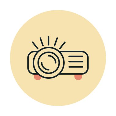 Projector  web icon vector illustration