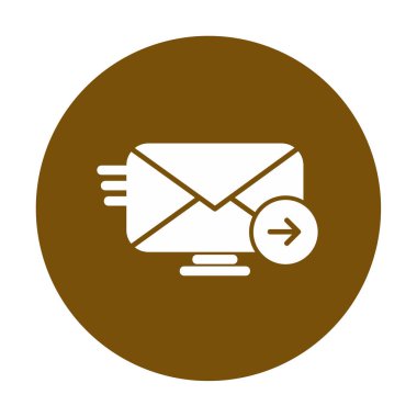 zarf, posta simgesi vektör illüstrasyonu