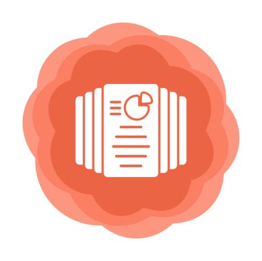 Görev Listesi web simgesi, vektör illüstrasyonu