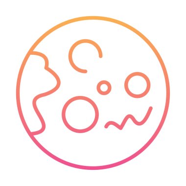 Gezegenler simgesi, vektör illüstrasyonu