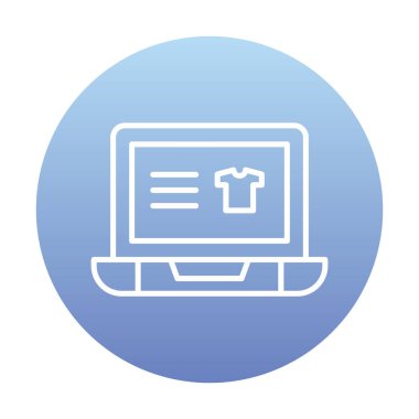 Projeniz için çevrimiçi alışveriş simgesi