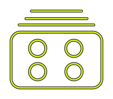 Menü web simgesi, vektör çizim