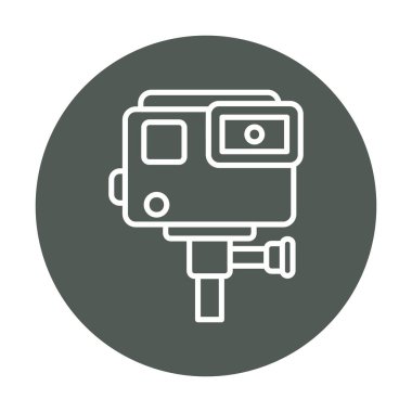 Action Camera icon vector illustration