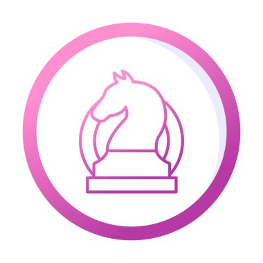 iş stratejisi simgesi, vektör illüstrasyonu basit tasarım