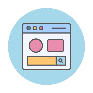 Basit sayfa satırını, ana vektör ögelerini ara