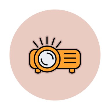 Projector  web icon vector illustration
