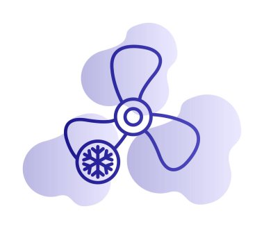 Basit hayran simgesi çizimi