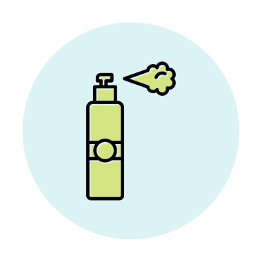 Sprey simgesi. Vektör konsept illüstrasyon tasarımı için