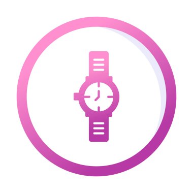 Kol saati. Web simgesi basit tasarım