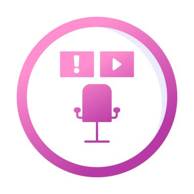 Veri İzleme Ağı simgesi, vektör illüstrasyonu