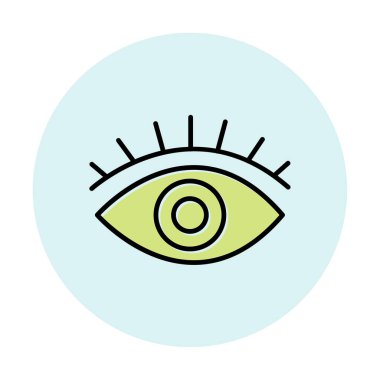 Göz simgesi, vektör illüstrasyon tasarımı 