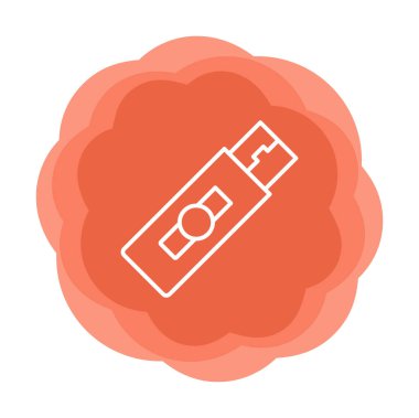 Web için usb flash simgesi.