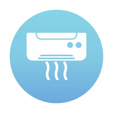 Klima ağı basit simgesi.