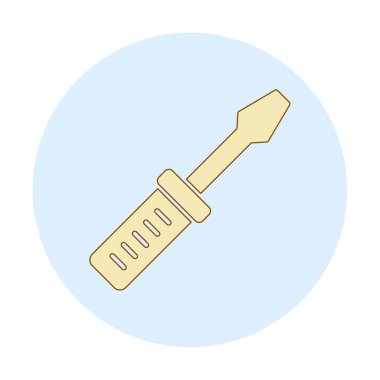 tornavida ikonu vektör çizimi