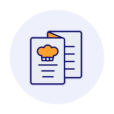 Menü web simgesi, vektör çizim