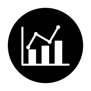 Grafik. Web simgesi basit illüstrasyon 