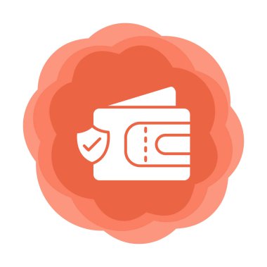 cüzdan web simgesi basit illüstrasyon