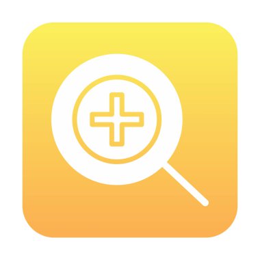 yakınlaştırma simgesi, vektör illüstrasyonu basit tasarım