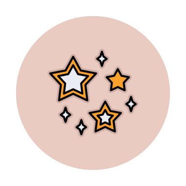 yıldızların vektör illüstrasyonu