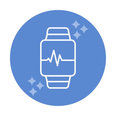 watch simge vektör çizim 