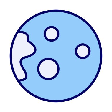 Gezegenler simgesi, vektör illüstrasyonu