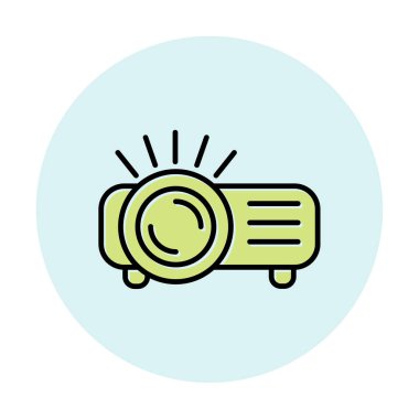 Projector  web icon vector illustration